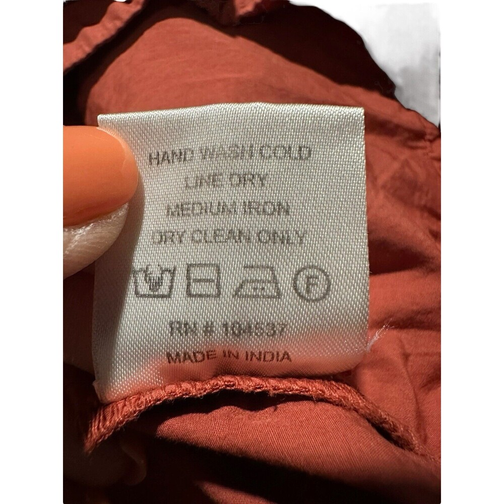 Burning Torch Anthropologie Size Small Burnt Orange Shacket Jacket Boho‎ #W5-5 - Picture 8 of 11